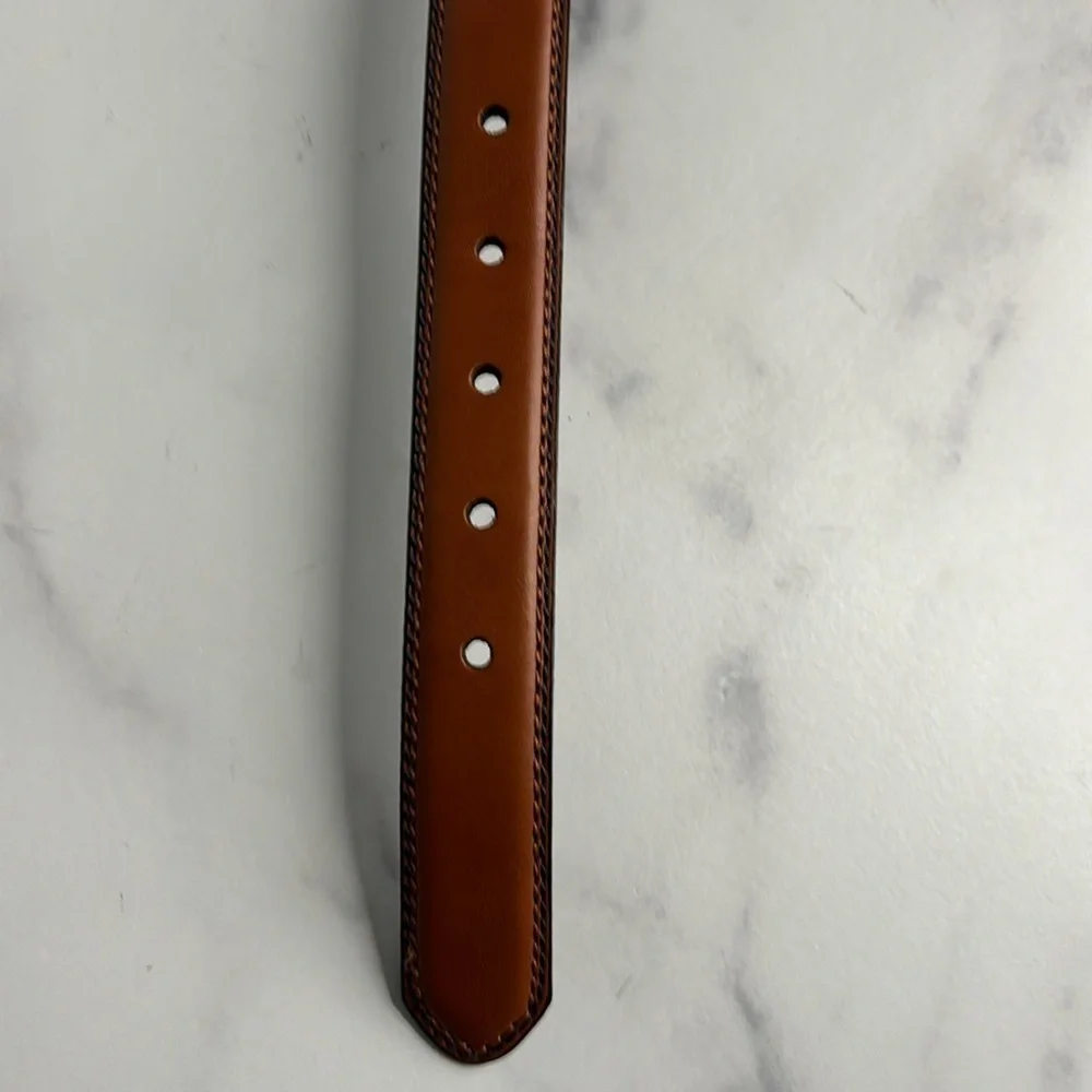 Nautica Youth Brown Belt Synthetic Leather Unisex